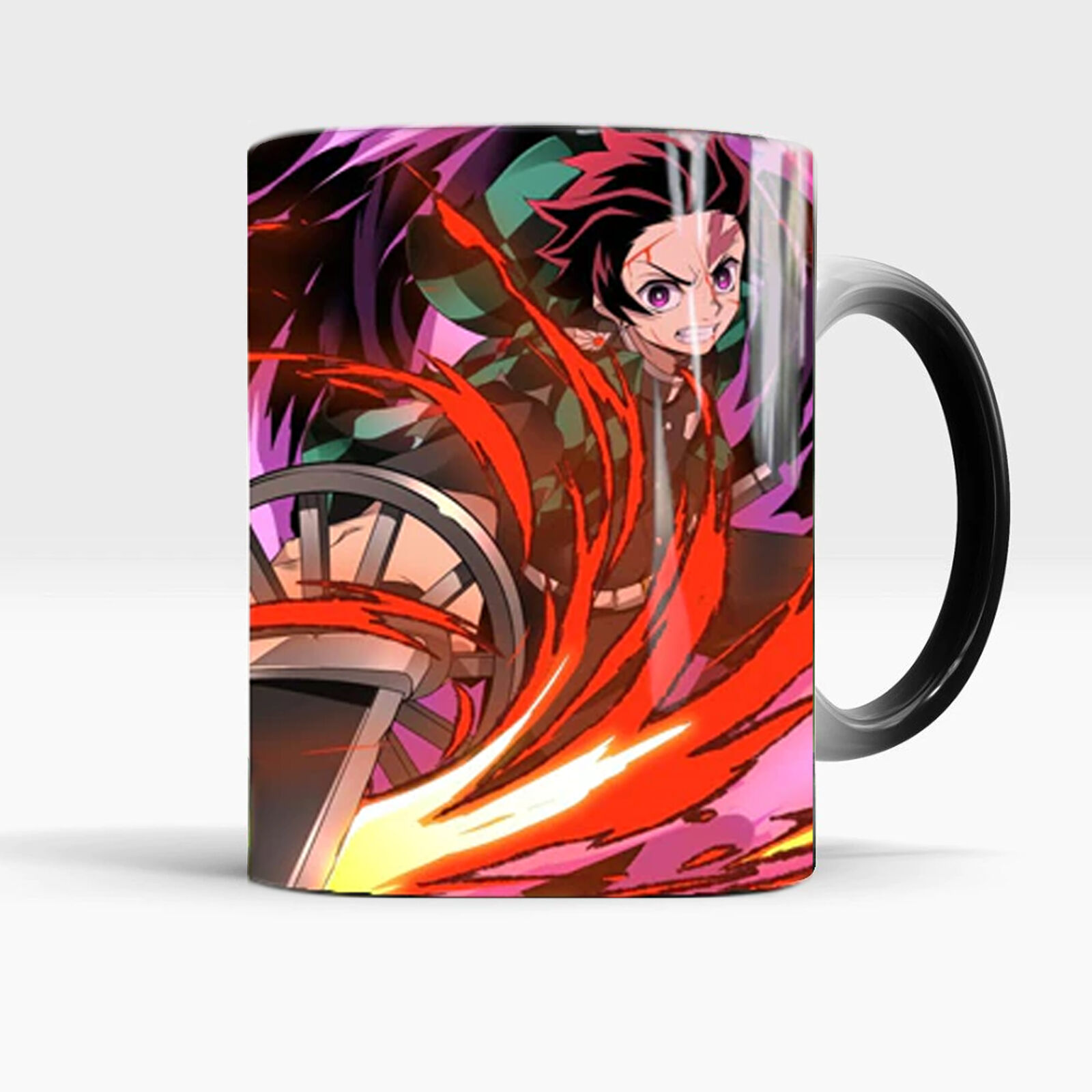 Demon Warriors Breathing Style Heat Revealing Color Mug Ceramic Coffee Cup 11oz