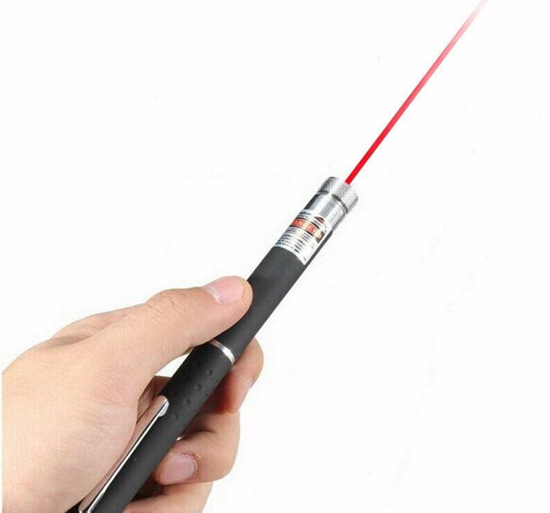 Upgraded Aaa Red Laser Pointer Pen Visible Beam Teaching Lazer Dog Cat Pet Toys