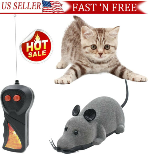 Remote Control Rat Mouse  Wireless Mice Toy  For Cat Dog Pet Toy Novelty Gift
