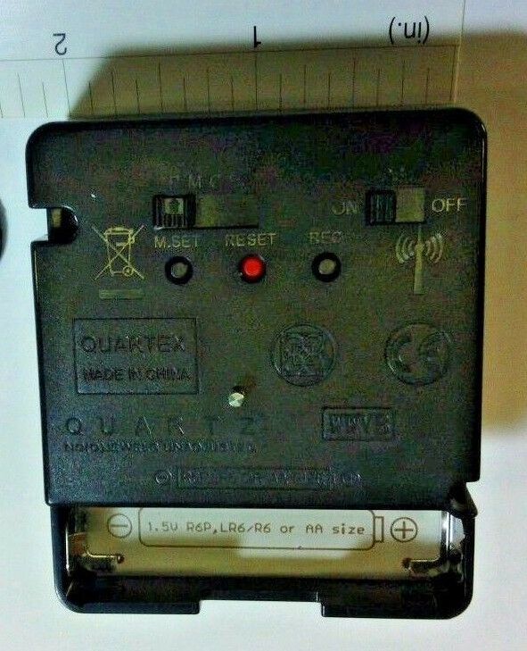 Radio Controlled Atomic Quartz Clock Movement: Choice Of Hands:self Setting! New
