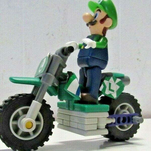 K'nex Nintendo Mario Kart Wii Luigi  Bike Building Set