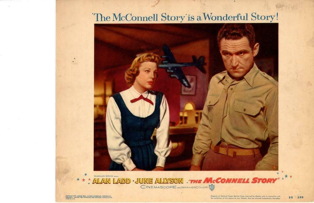 Mcconnell Story 1955 Original Release Lobby Card June Allyson