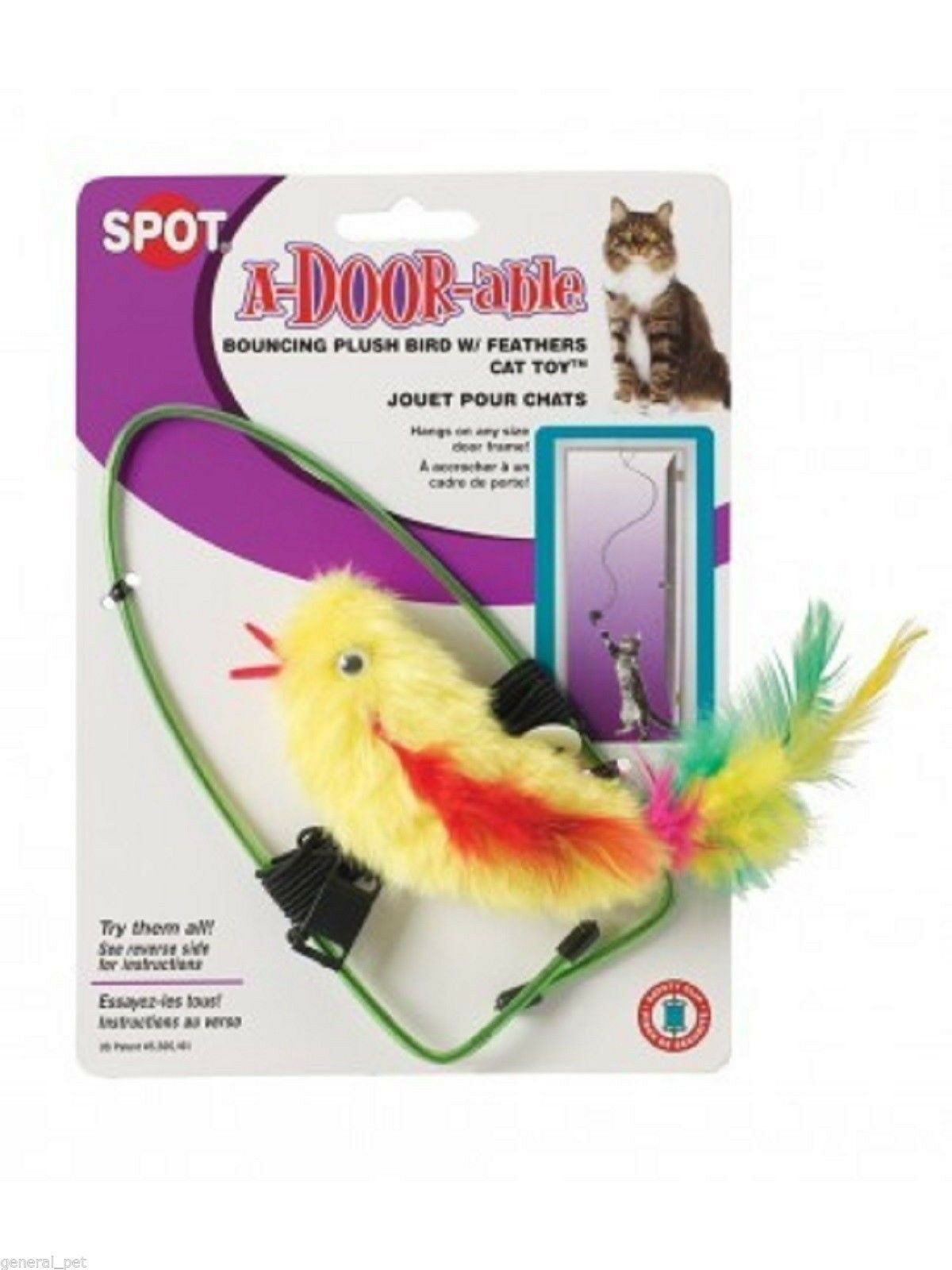 Ethical Cat Spot A - Door - Able Plush Bird Cat Toy