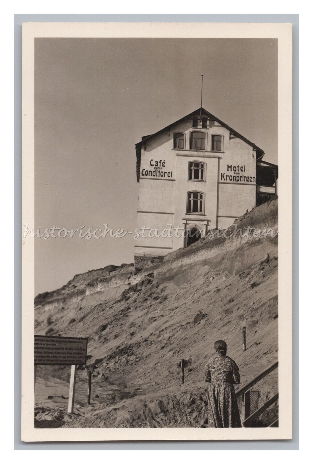 Sylt 1954 - Hotel Kronzprinz Short Before The Demolition - Red Kliff - Photo