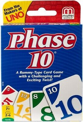 Mattel Games - Phase 10 [new ] Card Game, Table Top Game, Toy