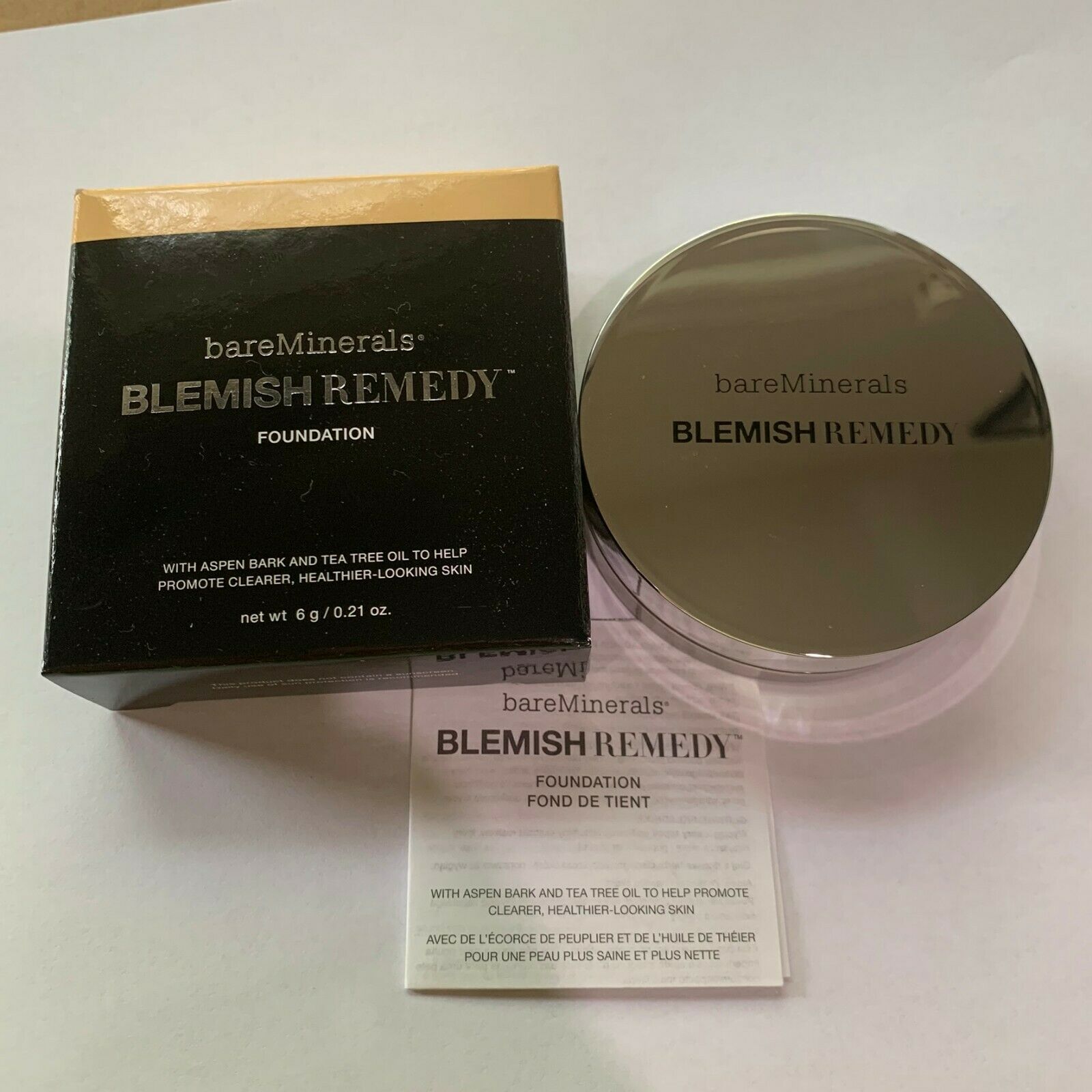 Bareminerals Blemish Remedy Foundation - Clearly Pearl 02 , 0.21 Oz / 6 G