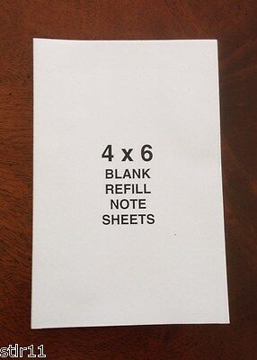Refill Note Paper  - Loose Replacement Sheets - 4 X 6 "  100 Sheets * Lot Of 3*