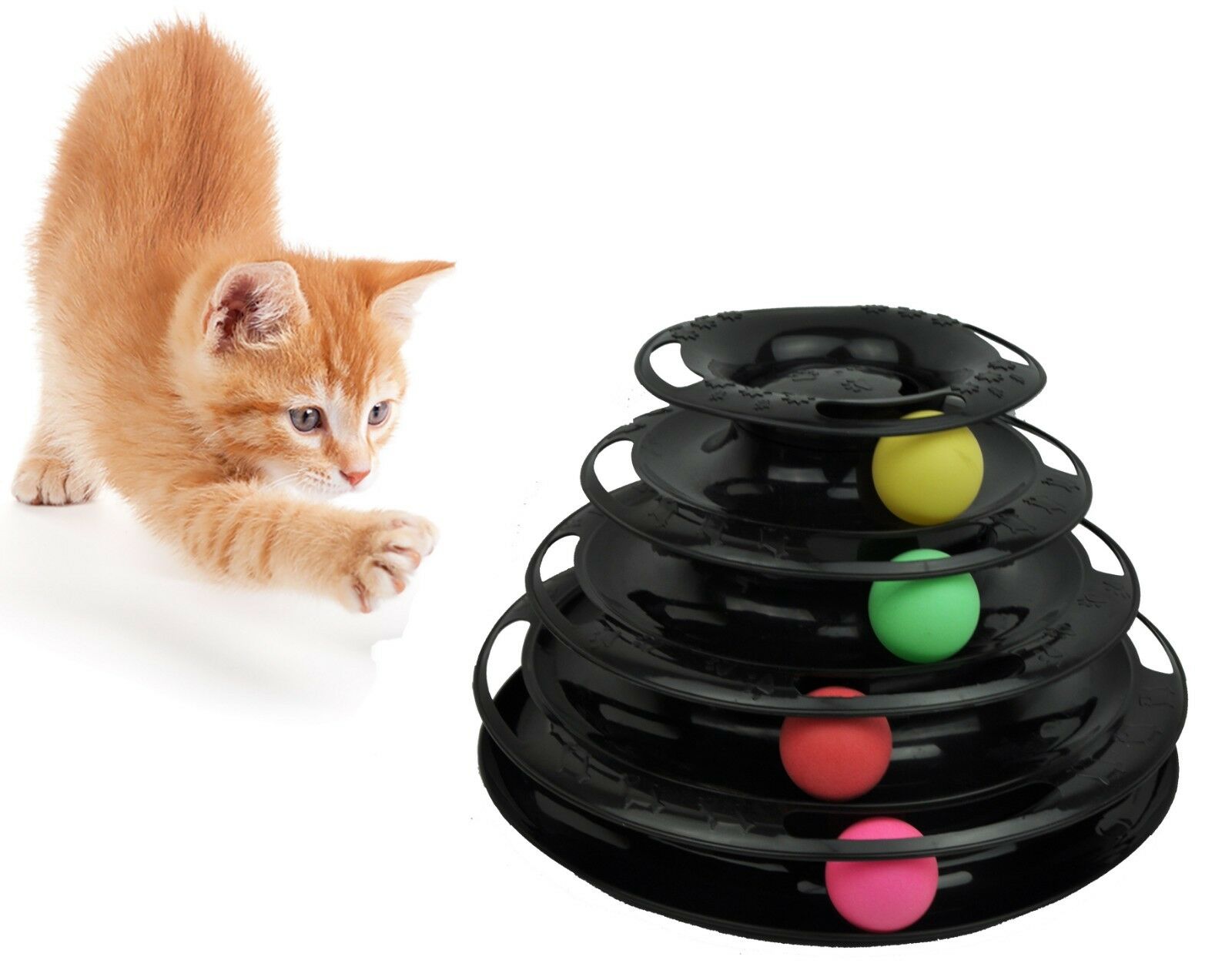 Purrfect Feline Titan's Tower - Interactive Cat Toy New Design 3 Or 4-level