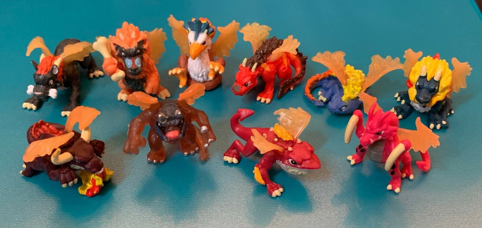 Dragamonz Firewing Dragon Figures, Character & Battle Cards, Combined Shipping