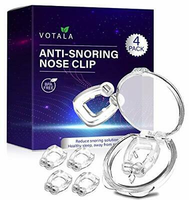 Votala Anti Snoring Devices, Silicone Magnetic Anti Snore Clip, (4 Pcs)