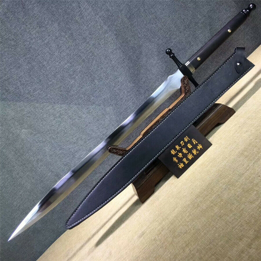 Wonderful Battle Ready Jian Sword Sharp High Manganese Steel Blade Full Tang
