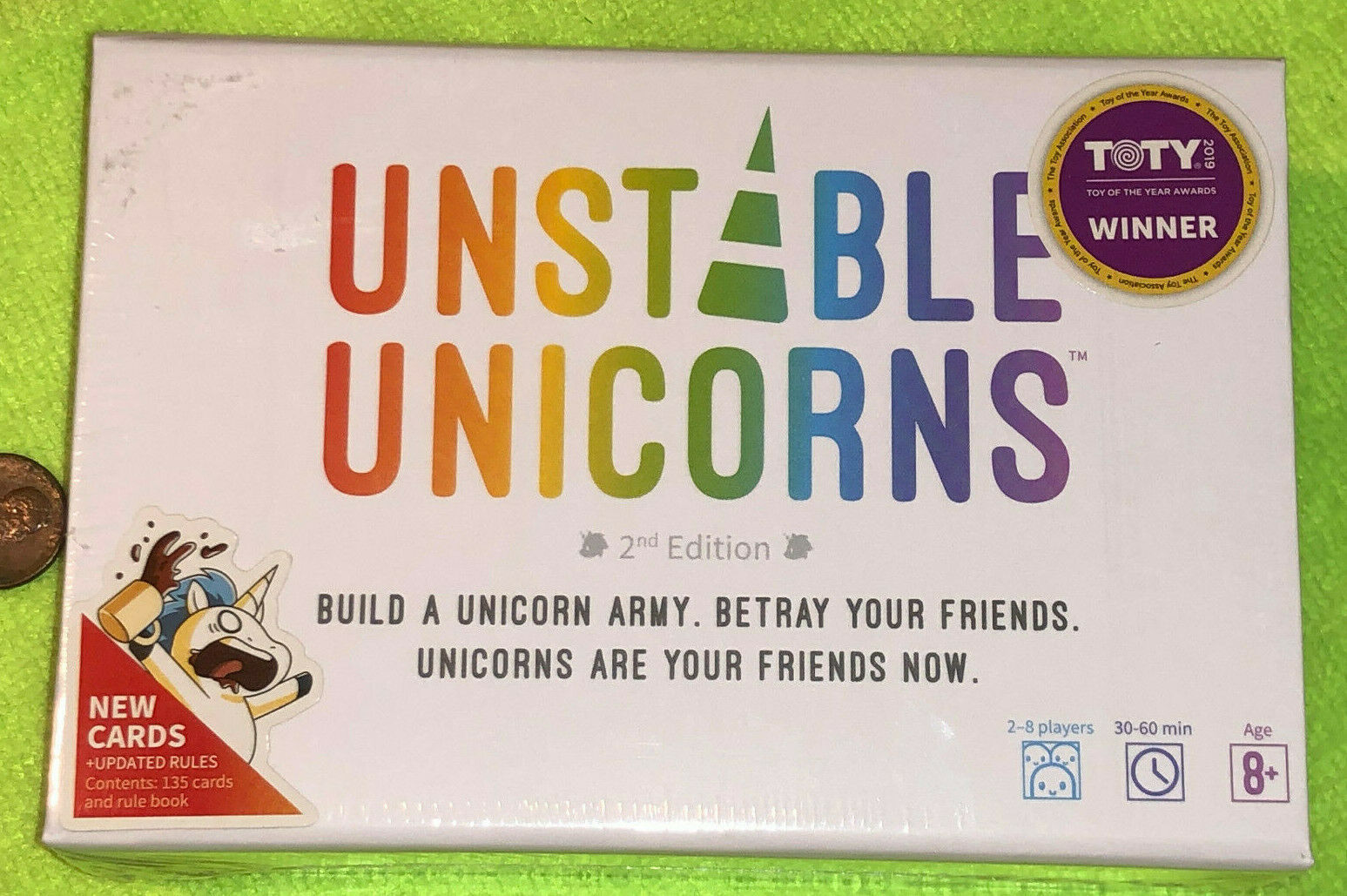 Unstable Unicorns Card Game 2nd Edition, Brand New Sealed