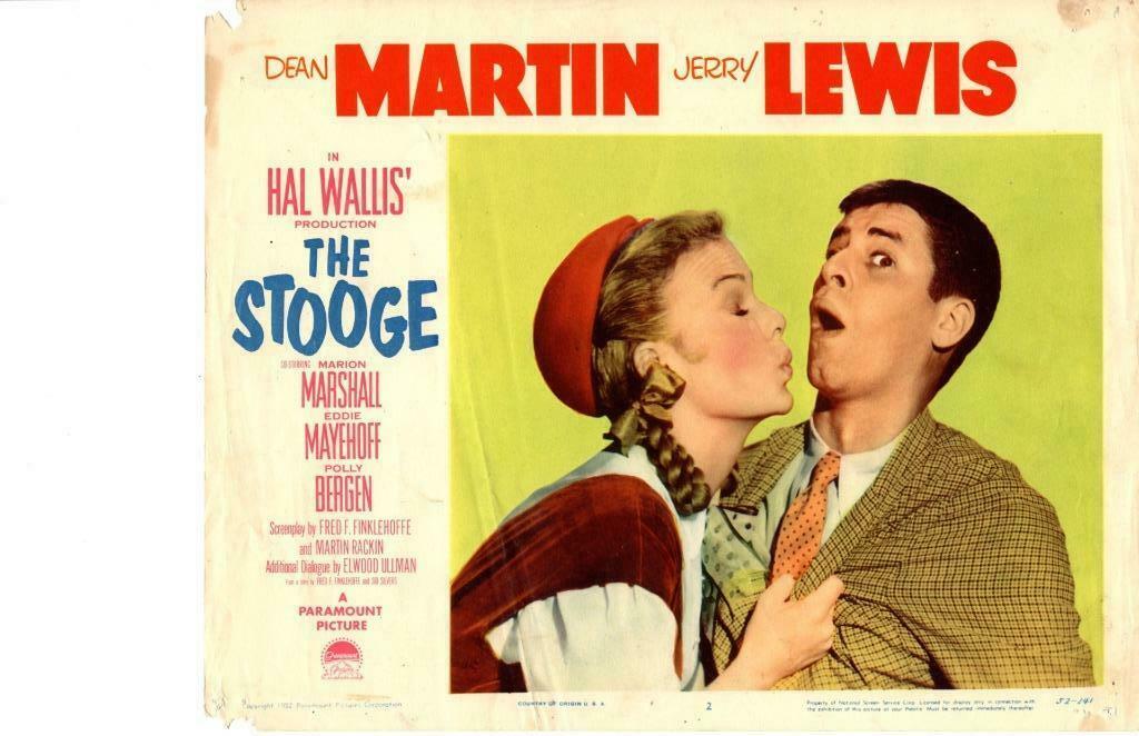 The Stooge 1952 Original Release Lobby Card Jerry Lewis Dean Martin