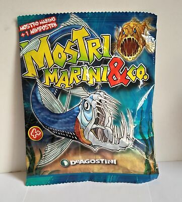 Sea Monsters & Co. Sealed Pack 3d Figure De Agostini Mostri Marini