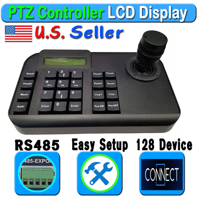 Cctv Speed Dome Security Camera 3d Keyboard Controller Lcd Ptz 3 Axis Joystick