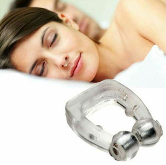 Silicone Magnetic Anti Snore Stop Snoring Nose Clip Stop Device Sleeping Aid