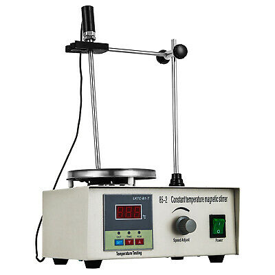 85-2 Magnetic Stirrer With Heating Plate Digital Hotplate Mixer Stir Bar 1000ml